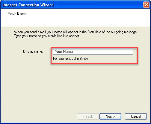 How to set up Email in Outlook Express (POP)