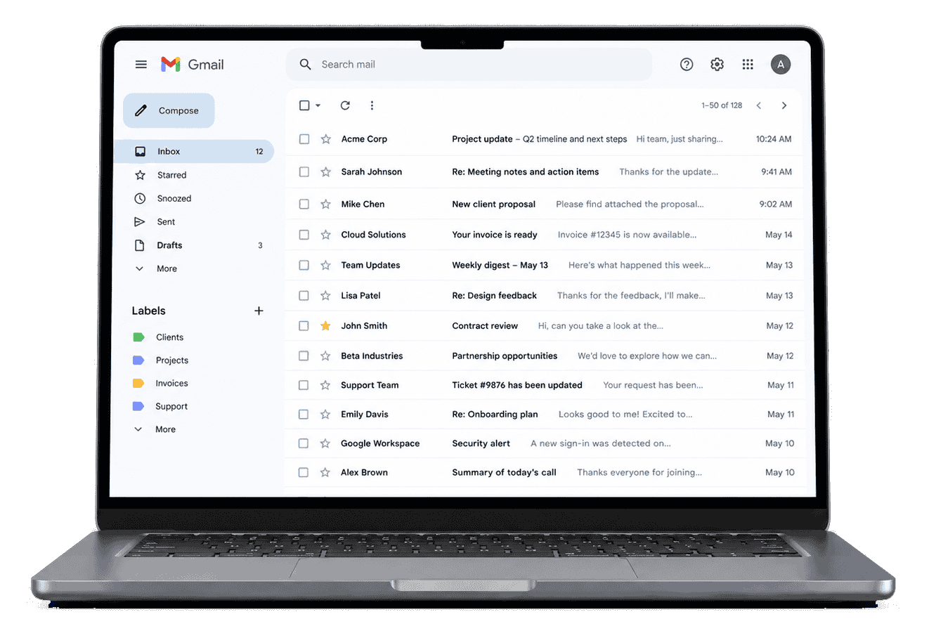 Gmail app email setup